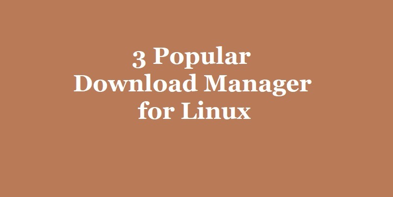 3 Popular Download Manager for Linux