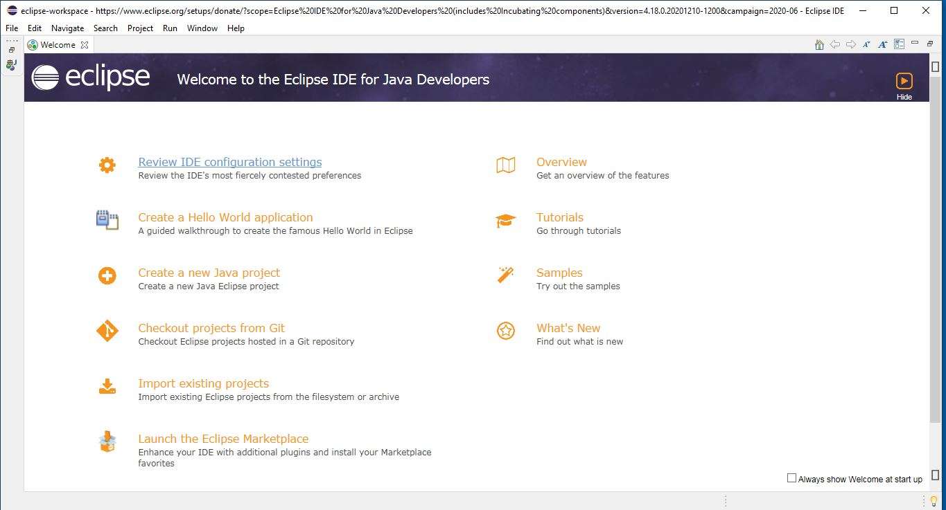 Open Source Editors and IDE - Eclipse-Java-Development-Environment
