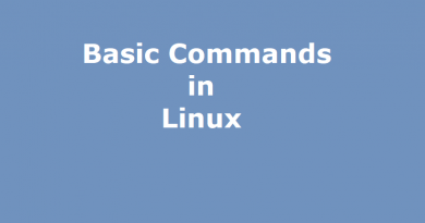Basic Commands in Limux