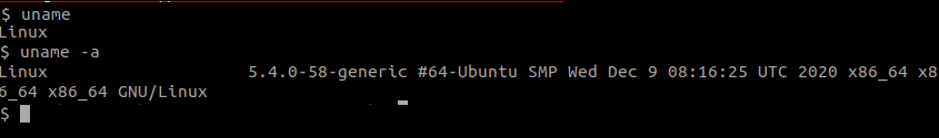uname Command Linux