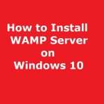 How to Install WAMP Server on Windows 10