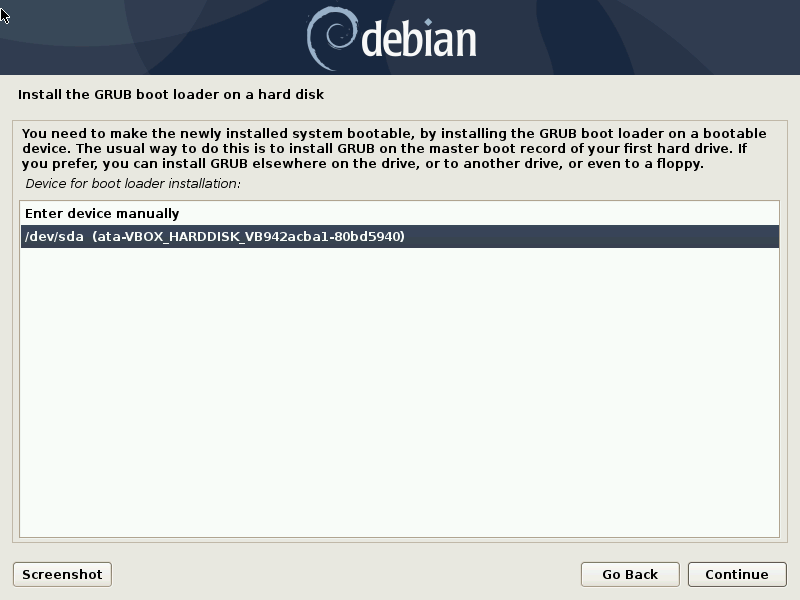 Install debian-10.7.0-amd64_33