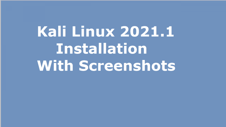 Kali Linux 2021.1
