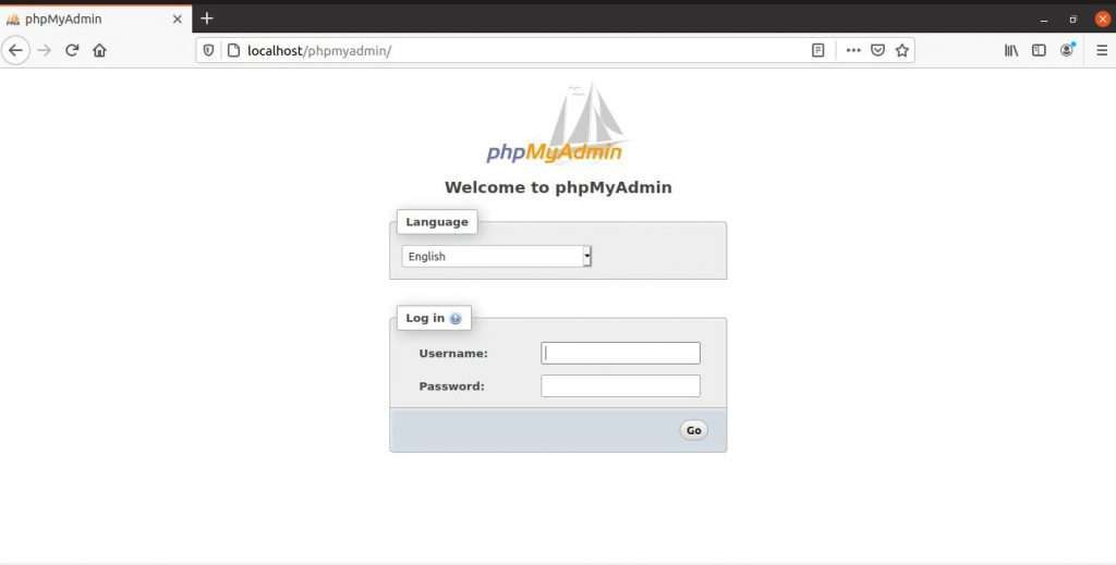 phpmyadmin ubuntu setup
