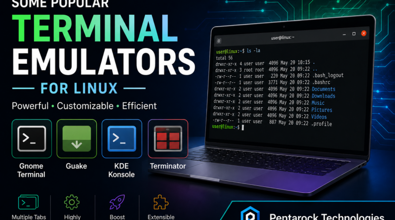 Some Popular Terminal Emulators For Linux