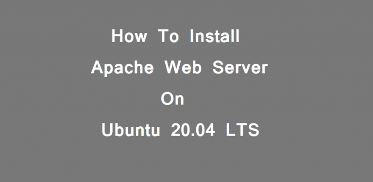 How To Install Apache2 On Ubuntu 20.04 - Pentarock Technologies