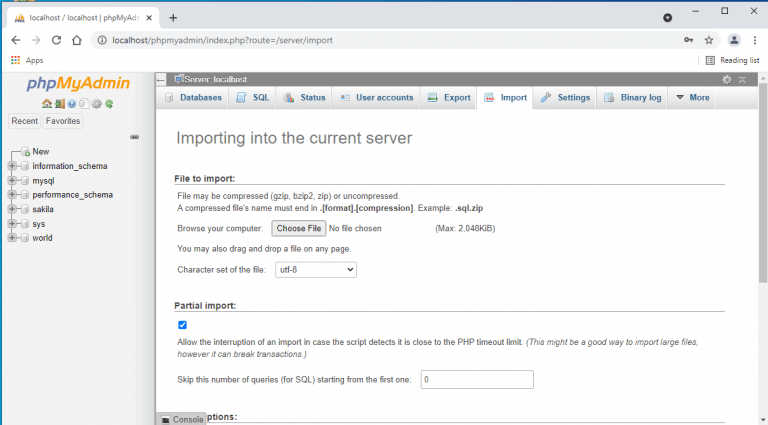 Как установить phpmyadmin windows 10