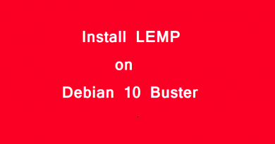 Install LEMP on Debian 10