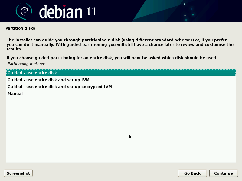 11-debian-11-Partition Disks