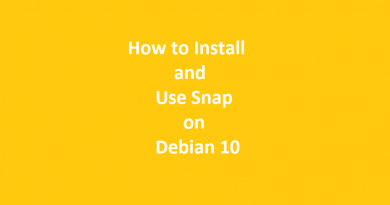 How to Install and Use Snap on Debian 10