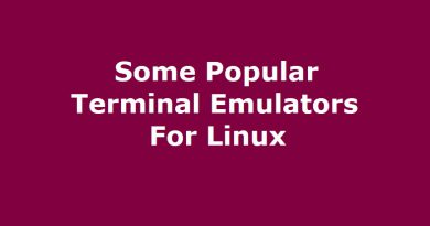 Some Popular Terminal Emulators For Linux