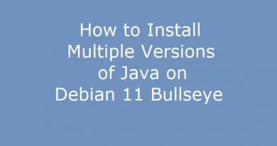How to Install Multiple Versions of Java on Debian 11 Bullseye