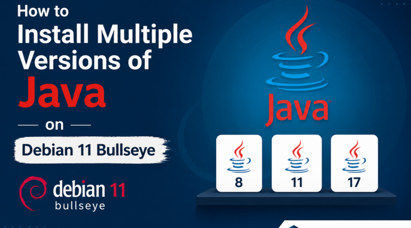 How to Install Multiple Versions of Java on Debian 11 Bullseye