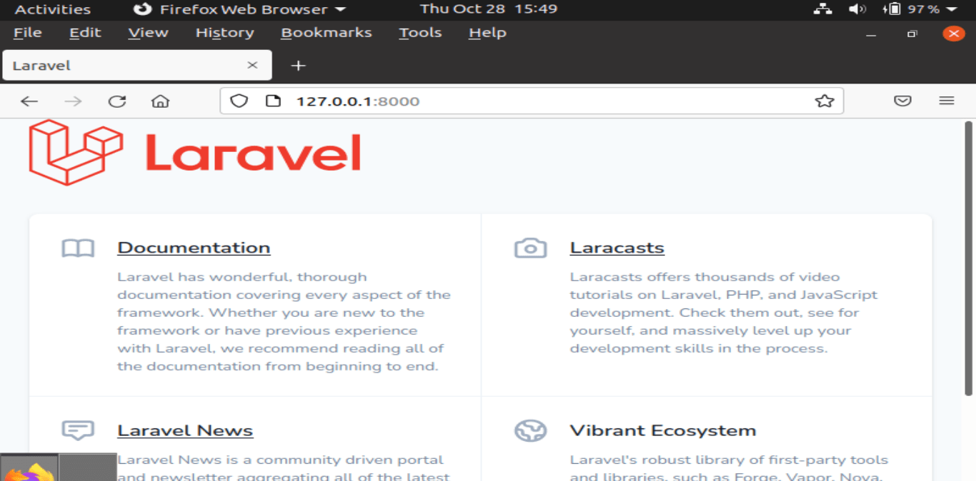 How to Install Laravel with LAMP on Ubuntu 20.04 LTS Focal Fossa
