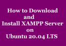 How to Download and Install XAMPP Server on Ubuntu 20.04 LTS