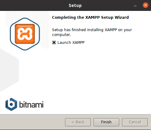 completing-the-XAMPP-setup-wizard